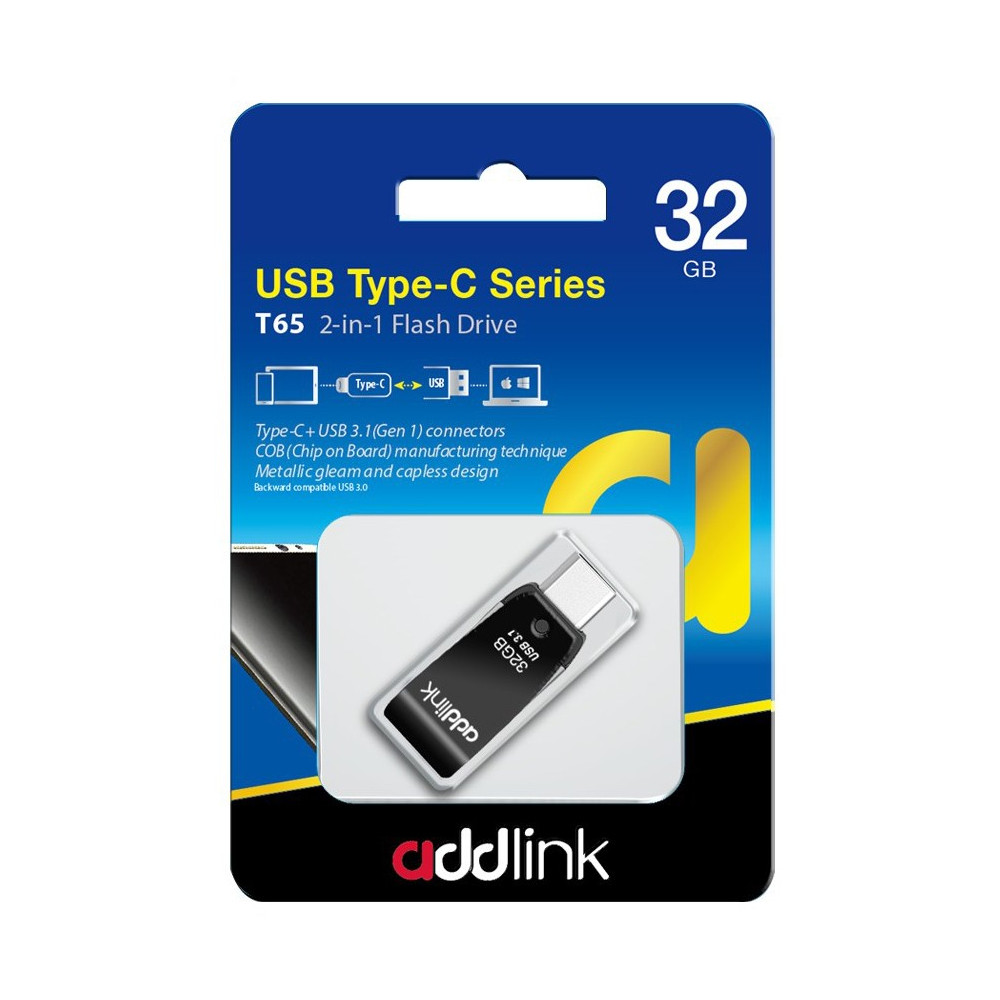 FLASH ADDLIN TYPE C 32G ADDLINK T65, photo 2 sur 2