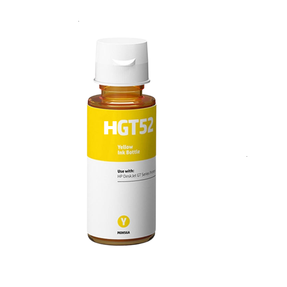 Bouteille d'encre Adaptable HP HGT52 100 ml - jaune