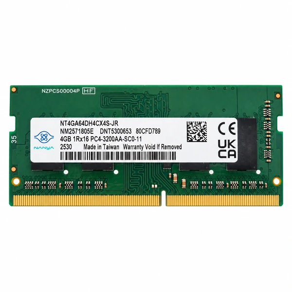 Barrette RAM Nanya pour PC portable 4Go DDR4 3200 MHz SO-DIMM