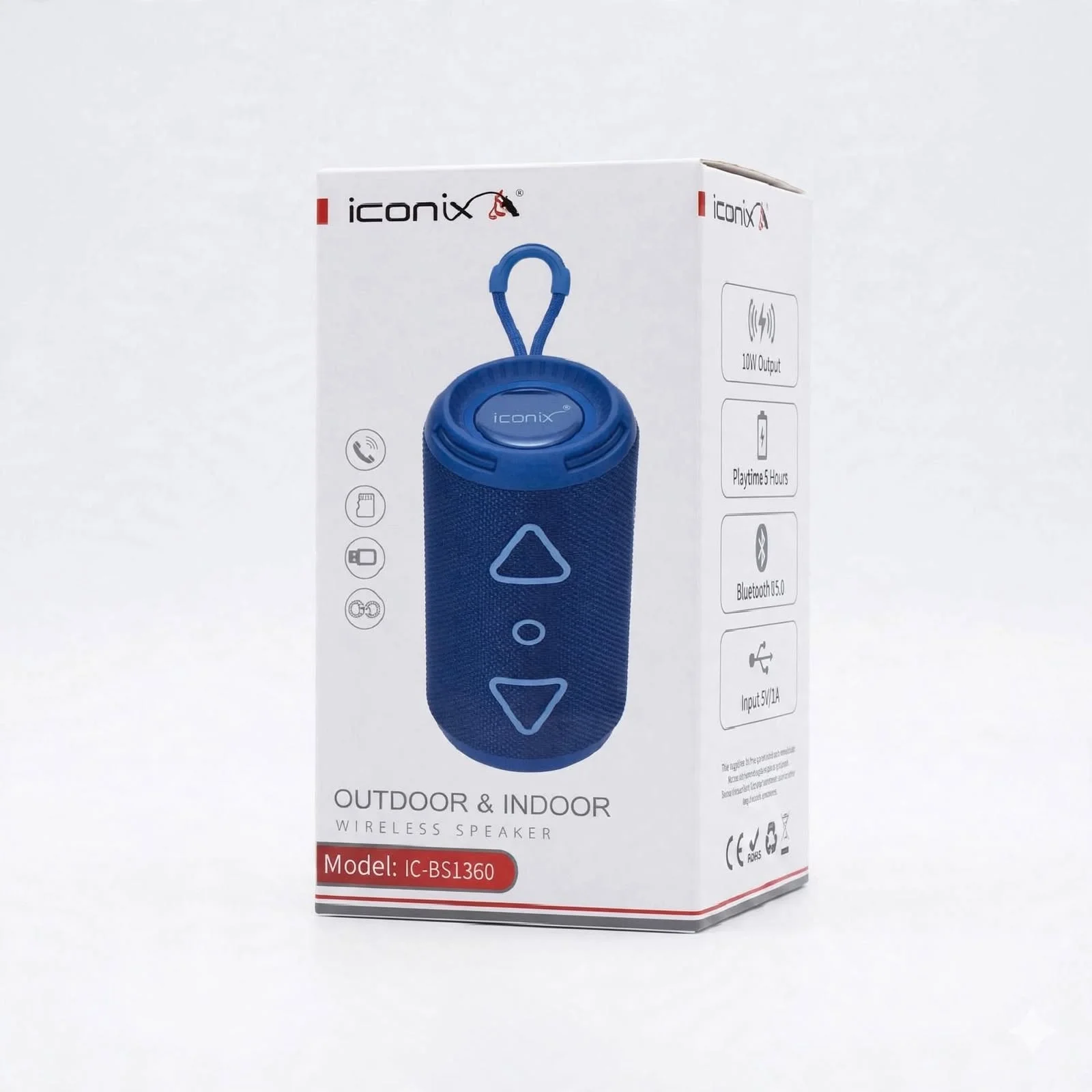 HAUT-PARLEUR ICONIX SANS FIL IC-BS1360 16w Bleu, photo 1 sur 2